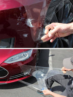VViViD Clear Gloss Paint Protection Bulk Vinyl Wrap Film 12 Inches x 60 Inches Including 3M Squeegee and Black Felt Applicator