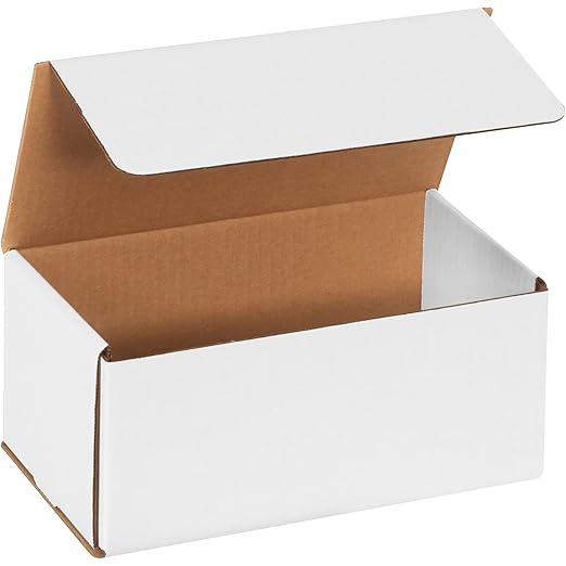 Box USA BM954 9"L x 5"W x 4"H, White (Pack of 50)
