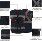 Safety Vest High Visibility Reflective Construction Vest for Men Women