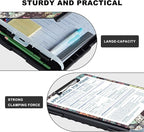 Clipboard with Storage,Storage Clipboard with Pen Holder,Heavy Duty Plastic Storage Clipboard with Low Profile Clip, Clipboard Folder, Teacher Must Haves, Office Supplies,Colorful Cats