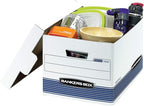 Bankers Box 20-Pack Medium Duty File Storage Boxes with Lids, FastFold Assembly, Letter/Legal, STOR/FILE, (0076315)