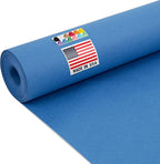 USA Made 24" x 1200" Dark Blue Kraft Paper Roll, 45 lbs Thickness, American Quality Colored Kraft Paper, for School, Bulletin Board - Non-Toxic, Odorless, Safe for Kids