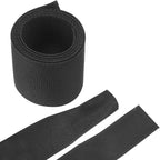 MECCANIXITY Braided Cable Sleeves Heat Shrinkable Fabric Sleeving, 2" 3ft Black 2:1 Ratio Heat Shrinkable Cord Protector for Harness Cable, Network Cable Protection, Cable Management