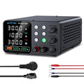 DC Power Supply Variable, 30V 10A Adjustable Switching Regulated Bench Power Supplies with Memory Preset/Locking Key/OCP Protection/Output/USB Fast Charging /4-Digit LED Display