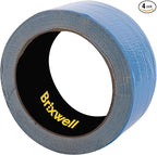 Brixwell 4 Rolls - Blue Double Coated Carpet Tape 2 Inch x 12 Yard Made in The USA