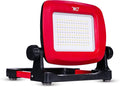 Master Tailgaters Pulse LED Work Flood Light Compatible with Milwaukee or Dewalt Battery | Bright White/Red Solid or Flashing Red Light Modes | LED Night Hunting Lights
