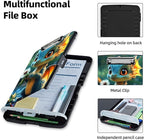 Clipboard with Storage Box & Pen Holder,Heavy Duty Clip Boards 8.5x11 for Nursing,High Capacity,School & Office Supplies,Cute Dragon Dandelion