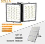 2025 Elite New Upgraded LED Flood Light Outdoor 200W 30000lm Stadium Flood Lights, 5000K Daylight White, IP66 Waterproof Adjustable Floodlight for Street, Parking Lot