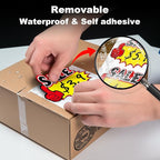 Starburst Sign Sale Stickers 4 x 3 Inches Self-Adhesive Blank Price Tags Sticker Writable Removable Waterproof Labels for Garage Retail Store Business 500 PCS