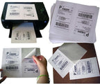 SJPACK 1600 Half Sheet Laser/Ink Jet Shipping Labels Mailing Blank White Labels
