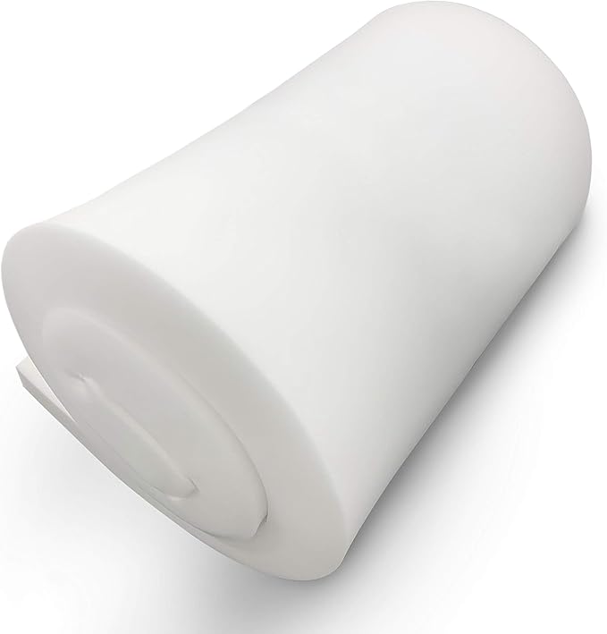 AK TRADING CO. Upholstery Foam Cushion - Home or Commercial Use Seat Replacement Foam Cushion - Made in USA (3x24x72, High Density)
