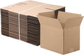 The Boxery 4"x4"x4" Brown/Kraft Corrugated Cardboard Cube Shipping Boxes 25-Pack | Mailing, Packing, Moving & Storage for Business/Home – Durable - Eco-Friendly, Recyclable - Made in the USA