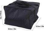 TOPINCN Insulated Pizza Delivery Bag, Thermal Food Carrier for Hot and Cold Storage Large Capacity Reusable Warming Bag Foldable for Grocery Shopping