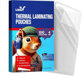 Uinkit 100Pack Legal Size Laminating Pouches, 8.5x14 Inches, 4Mil Thick - Bubble-Free, Crystal Clear Thermal Laminating Sheets for Documents, Menus, Certificates & School/Office Use