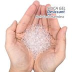 40 Packs 500 Gram Food Safe Silica Gel Desiccant Packets, Premium White Silica Gel Beads Packs, Dessicant Bags, Silica Gel for Storage