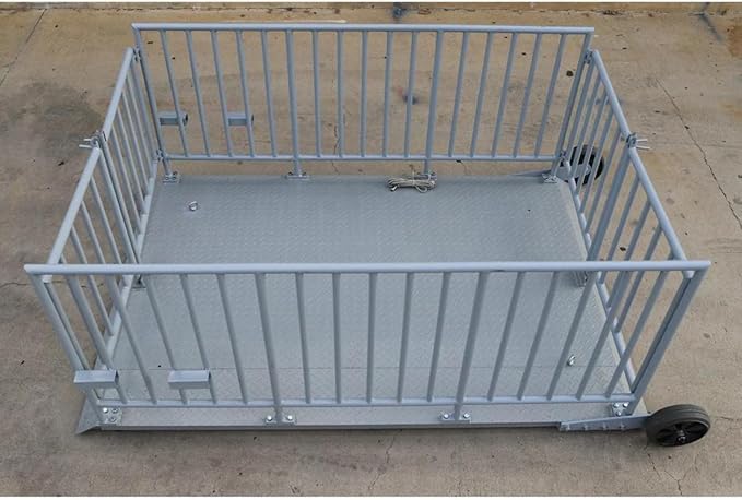 Liberty LS-930-5’x7’ (60” x 84”) Platform Cage System Portable Livestock Animal Weighing Scale