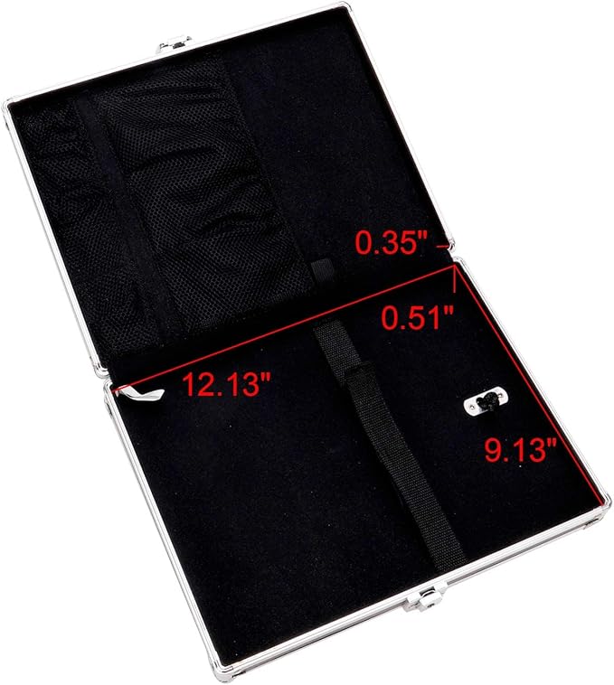Vaultz Locking Storage Clipboard for Letter Size Sheets, Key Lock, Black (VZ00151)