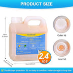 Desiccant Beads – 2.4 LBS Silica Beads with Orange Indicating Silica Gel, Premium Silica Gel Beads 3-5mm Industry Standard, Rechargeable Desiccant Used for 3D Filament