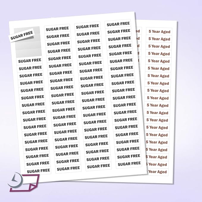 NextDayLabels – 1-3/4" x 1/2" Rectangular Sticker Labels for Printer - White Laser/Inkjet Printer Labels Return Address Labels Shipping Label Stickers (500 Sheets, 80 Per Sheet, 40000 Labels)