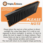 TripleAliners Compatible with Toyota Tacoma 2024 2025 2026 Accessories Tailgate Mat with Tailgate Cap Top Protector Full-Coverage All Weather Truck Bed Cover Liner Replacement