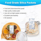 Silica Packets – 0.5 Gram 600 Packs Silica Gel Packets, Food Grade Desiccant Packs with Color Indicating, Premium Moisture Absorbers for Spices, Foods, Seeds, Dehydrated Vegetable Storage