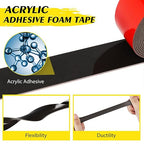 EMITEVER Double Sided Tape Heavy Duty, Acrylic Foam Mounting Tape 16.4FT X 1IN, Two Sided Adhesive Tape, Waterproof & Strong Double Stick Tape for Home Office Decor