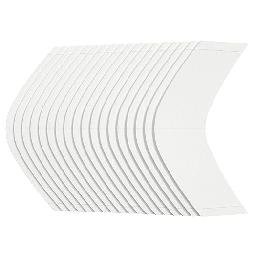Sunshine Tape Quick Aggressive Hairpiece Wig Tape (72 Pieces) - A Curve - Double Sided Adhesive Tape for Toupee Lace Front Wig Strong Hold Waterproof Strips