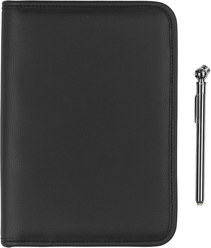 Samsill Car Registration and Insurance Holder, Owner's Maunal Glove Box Organizer, 7.25 x 10 inches, Car Document Holder, Black