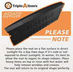 TripleAliners Compatible with Ford Super Duty 2023-2025 2026 F250/F350/F450 Accessories Tailgate Mat with Tailgate Cap Top Protector Full-Coverage All Weather Truck Bed Cover Liner Replacement
