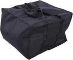 TOPINCN Insulated Pizza Delivery Bag, Thermal Food Carrier for Hot and Cold Storage Large Capacity Reusable Warming Bag Foldable for Grocery Shopping