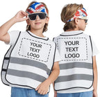 A-SAFETY Kids High Vis Reflective construction Safety vest customized LOGO