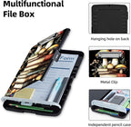 Clipboard with Storage Box & Pen Holder,Heavy Duty Clip Boards 8.5x11 for Nursing,High Capacity,School & Office Supplies,Mushroom Books