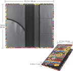 Premium Car Registration & Insurance Card Holder with Magnetic Shut, Vehicle Glove Box Car Organizer - For Documents, Cards, License (Sunflower A)