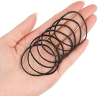 700 Pcs Rubber Bands, Size #16 Reusable Elastic Rubber Band for Office Supplies File Folders, Home Packaging, Crafts DIY Bundling, Multipurpose (Black)
