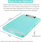 SFLHHDM Clipboard with Storage, Clip Boards 8.5x11, Plastic Clipboards with Pen Holder, Clip Board with Storage Compartments, Nurse Clipboard with Storage for Classroom, Student, Teacher