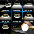 Rechargeable Camping Light MAYDENG 4000mAh , 100W, Waterproof LED Light. Suitable for Outdoor Emergencies, Hiking, and Backpacking.
