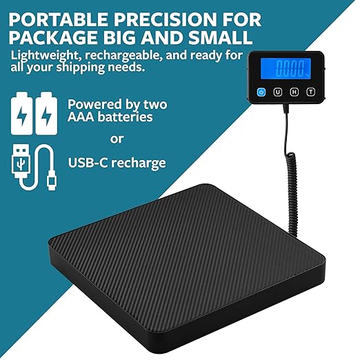 Smart Weigh Digital Shipping and Postal Weight Scale, 440LB x 0.1 oz, UPS UPost Office Scale Variation