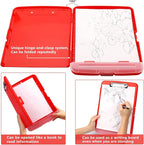 SFLHHDM Clipboard with Storage, Clip Boards 8.5x11, Plastic Clipboards with Pen Holder, Clip Board with Storage Compartments, Nurse Clipboard with Storage for Classroom, Student, Teacher
