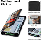 Clipboard with Storage Box & Pen Holder,Heavy Duty Clip Boards 8.5x11 for Nursing,High Capacity,School & Office Supplies,Frog Mushroom
