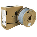 Polymaker PLA Filament, Grey 3D Printing PLA Filament 1.75mm 3kg - PolyLite 3D Printer PLA Filament, Dimensional Accuracy +/- 0.03mm, Compatible with Most 3D Printer, Grey