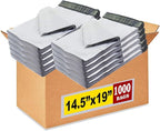 iMBAPrice Poly Mailers 14.5x19 Inch, 1000-Pack – Large #6 White Shipping Bags for Clothing, Strong Self-Seal Adhesive Envelopes, Waterproof Packaging Bags for Small Business