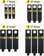 Heavy-Duty Wrap-It Storage Straps (Assorted 12 Pack) - Stocking Stuffer for Hanging Extension Cord Organizer for Cable Management and Storage on Garage Wall, RV Gadgets and Appliances