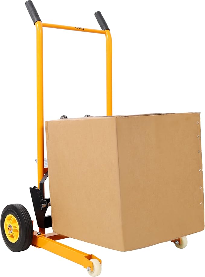 440lbs Material Lift Stacker, 35.5" Hydraulic Fork Lift, Max Lift Manual Forklift Pallet Lift Dolly, Manual Pallet Stacker for Supermarket, Warehouse, and Household
