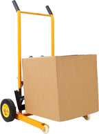 440lbs Material Lift Stacker, 35.5" Hydraulic Fork Lift, Max Lift Manual Forklift Pallet Lift Dolly, Manual Pallet Stacker for Supermarket, Warehouse, and Household