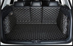 Trunk Cargo Liner for Mercedes GLK Class - GLK250 to GLK350 (Backrest & Side Mat + Trunk Mat Replacement) - Black with Gold Stitching