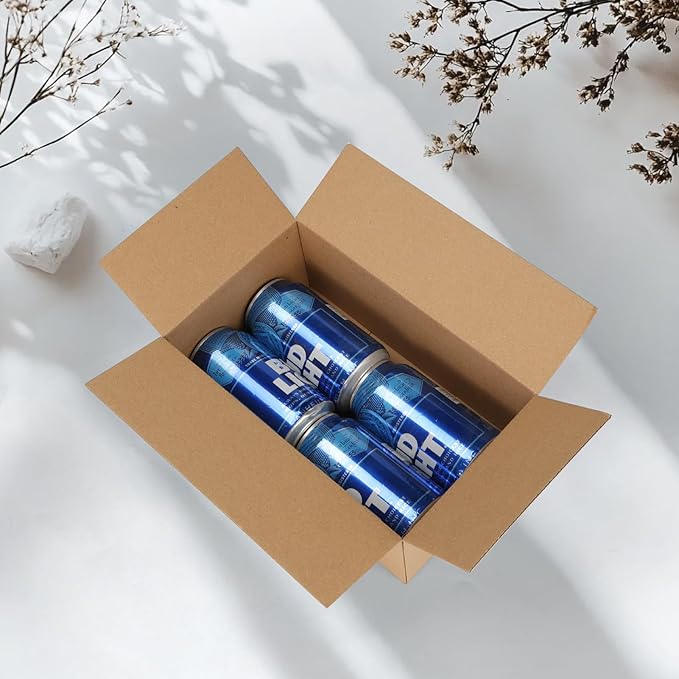 EdenseeLake 10x6x4 inches Shipping Boxes Small Cardboard Boxes for Packing, Moving, Mailing, 25 Pack