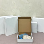 8x8x2 Inches Shipping Boxes Set of 25,White Corrugated Mailing Cardboard Box Literature Mailer for Packing Small Business Moving Storage, E-Commerce Packaging Mailing Boxes Gift Boxes for Presents