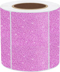 3x2 Inch Holographic Thermal Labels, Glitter Pink Thermal Sticker Labels, Waterproof Thermal Printer Stickers for Price, Barcode, Name, Custom Logo Design, 200 Pcs/Roll
