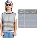 A-SAFETY Kids High Vis Reflective construction Safety vest customized LOGO