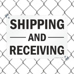 SmartSign "Shipping And Receiving" Label | 10" x 14" Laminated Vinyl